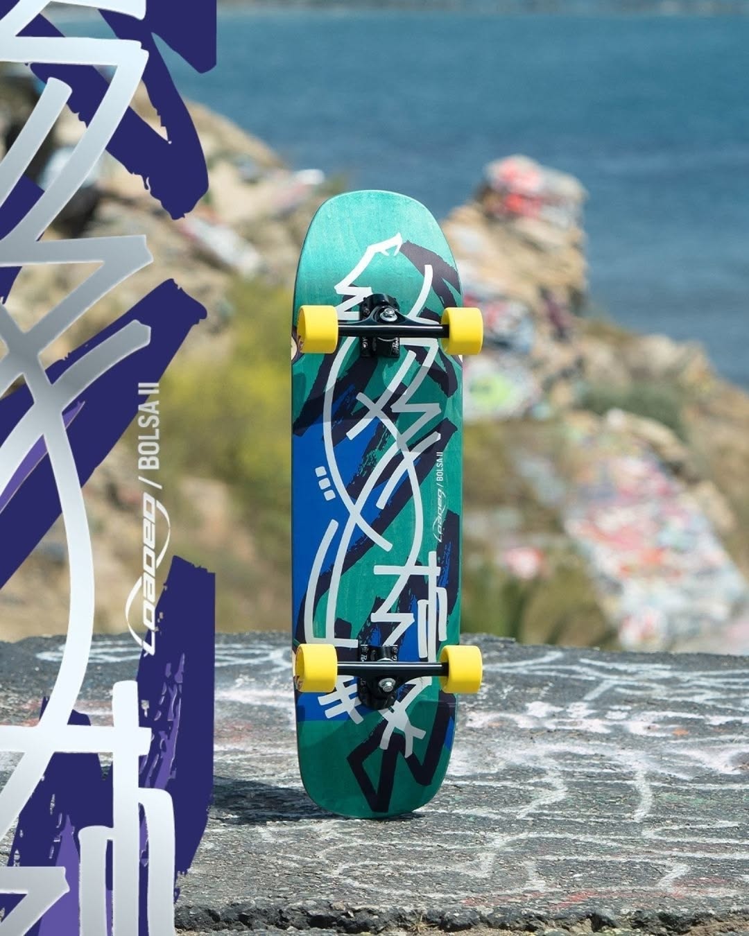 Loaded Bolsa II Jazz — Longboard Complet 34" | Paris V3 165mm + Fat Free 65mm